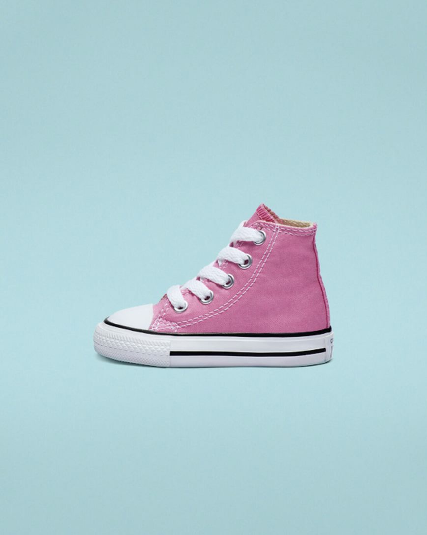 Tenisi Inalti Baieti Converse Chuck Taylor All Star Clasici Roz | RO AOIPW365